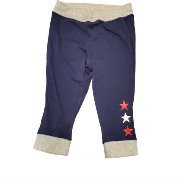 CACIQUE Sleep Lounge Jogger Pants Size 22/24 Navy Stars  NWT - Picture 1 of 4